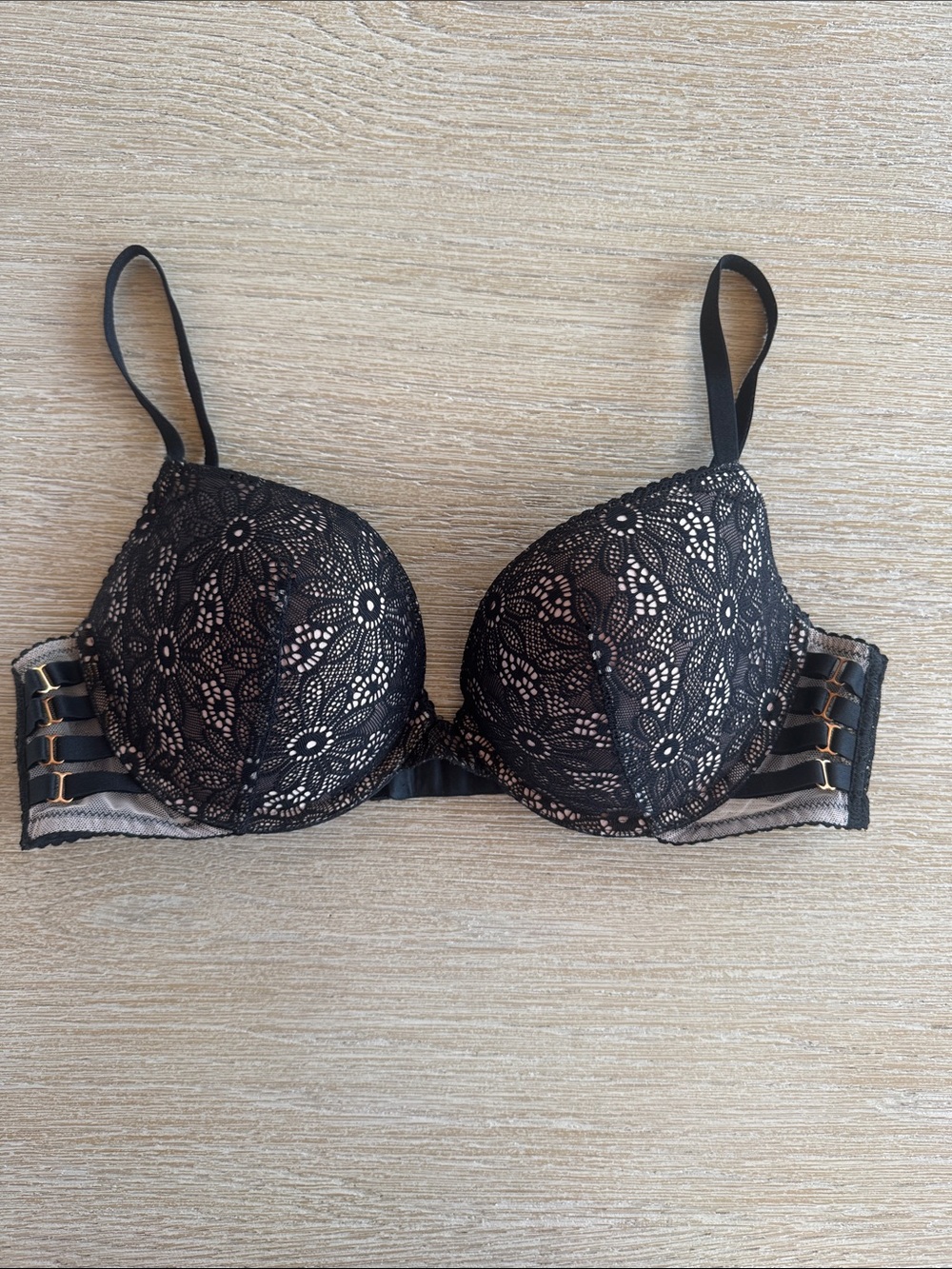 Victoria’s Secret Black Lace Push-Up Bra - Women Intimates & Sleepwear